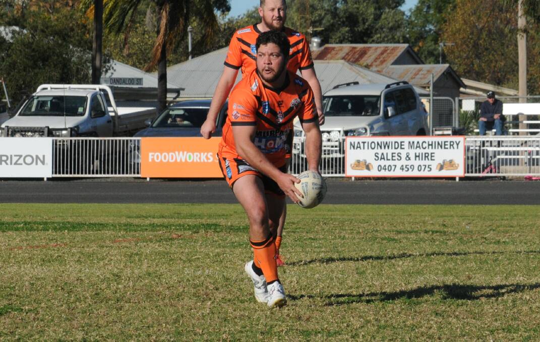 Nyngan's Josh Merritt is shaping up as one of the keys for the Tigers this weekend. Picture by Tom Barber