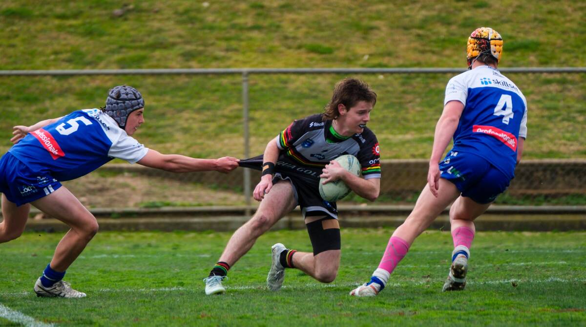 Bathurst Panthers' under 18s side won 18-16 in Sunday's derby with St Pat's. Picture by James Arrow.