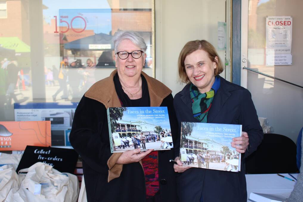 Margery Nicoll (right) was awarded an AM for her service to the community. Margery is pictured with Alison Rumps, co-author of their book, Faces in the Street.